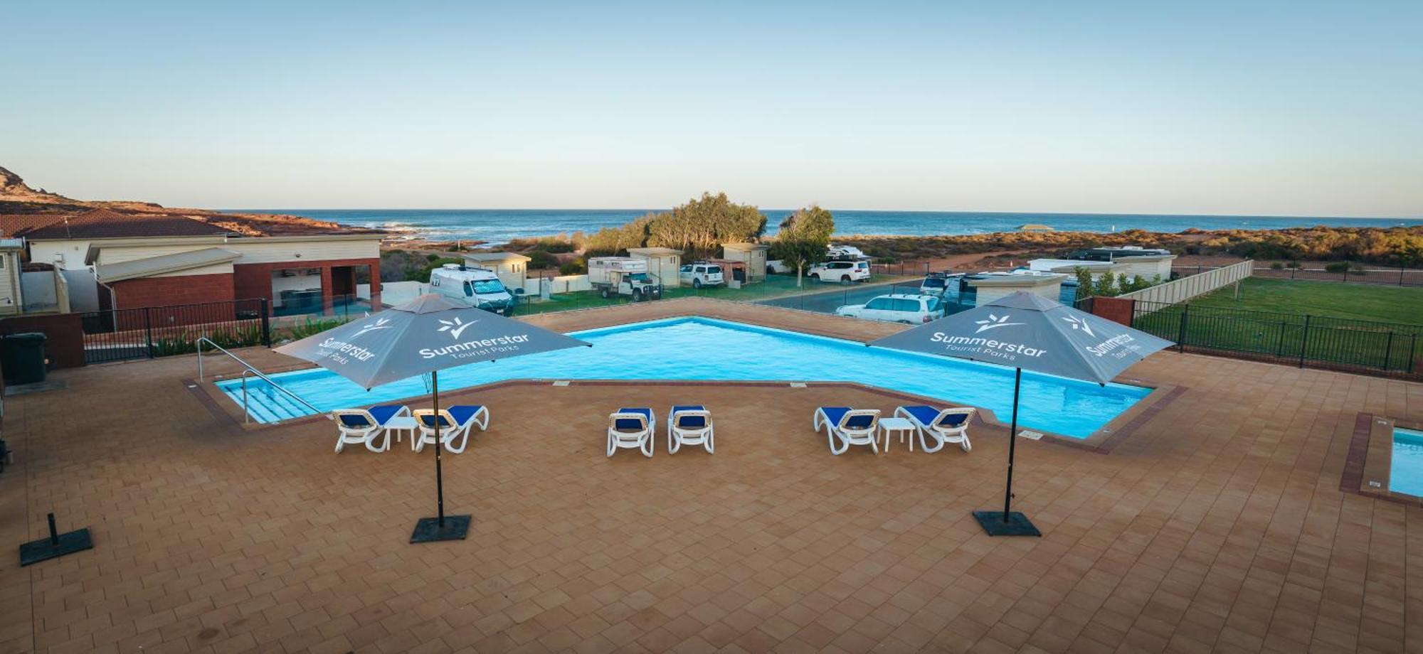 מלון Kalbarri Red Bluff Tourist Park מראה חיצוני תמונה
