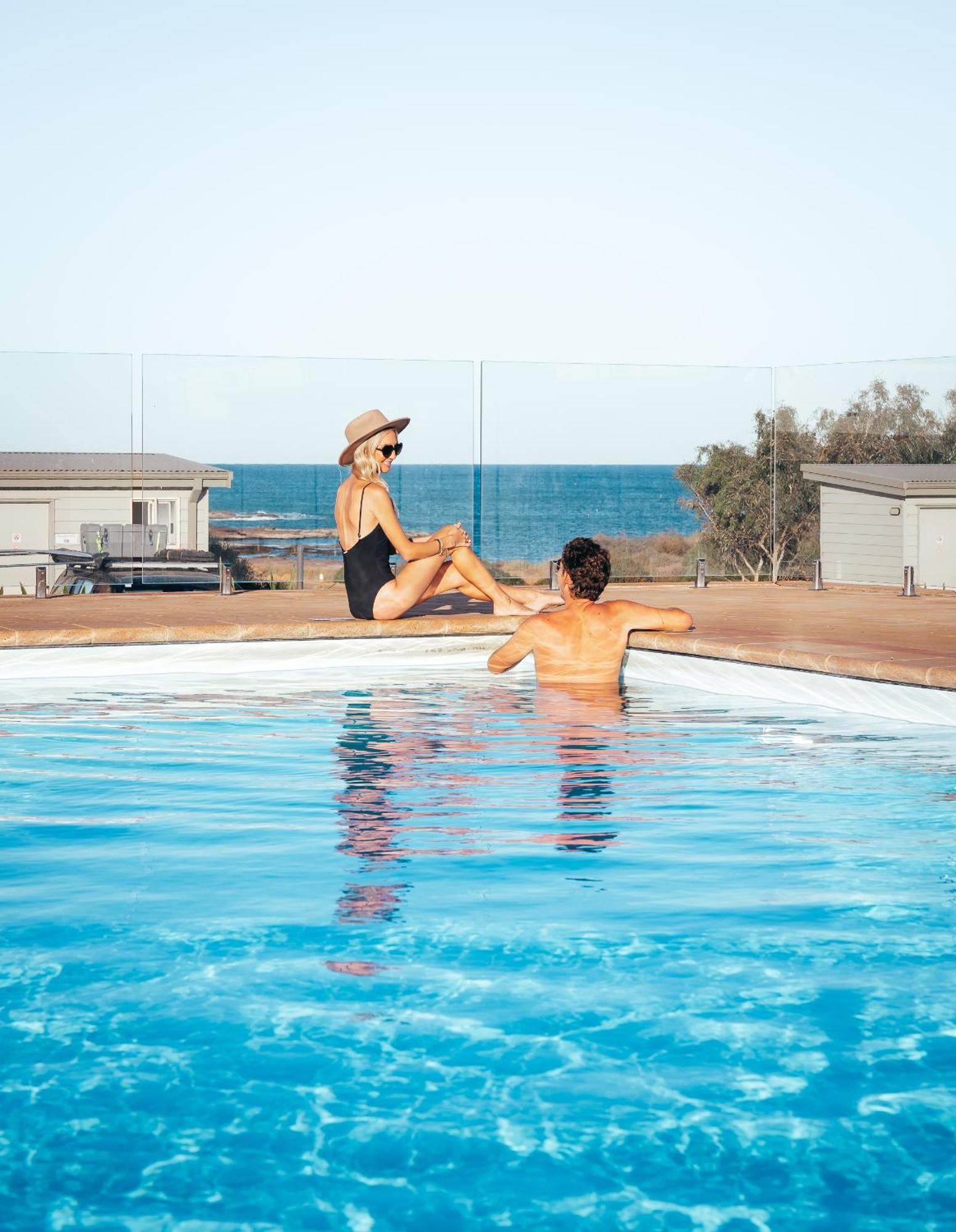 מלון Kalbarri Red Bluff Tourist Park מראה חיצוני תמונה