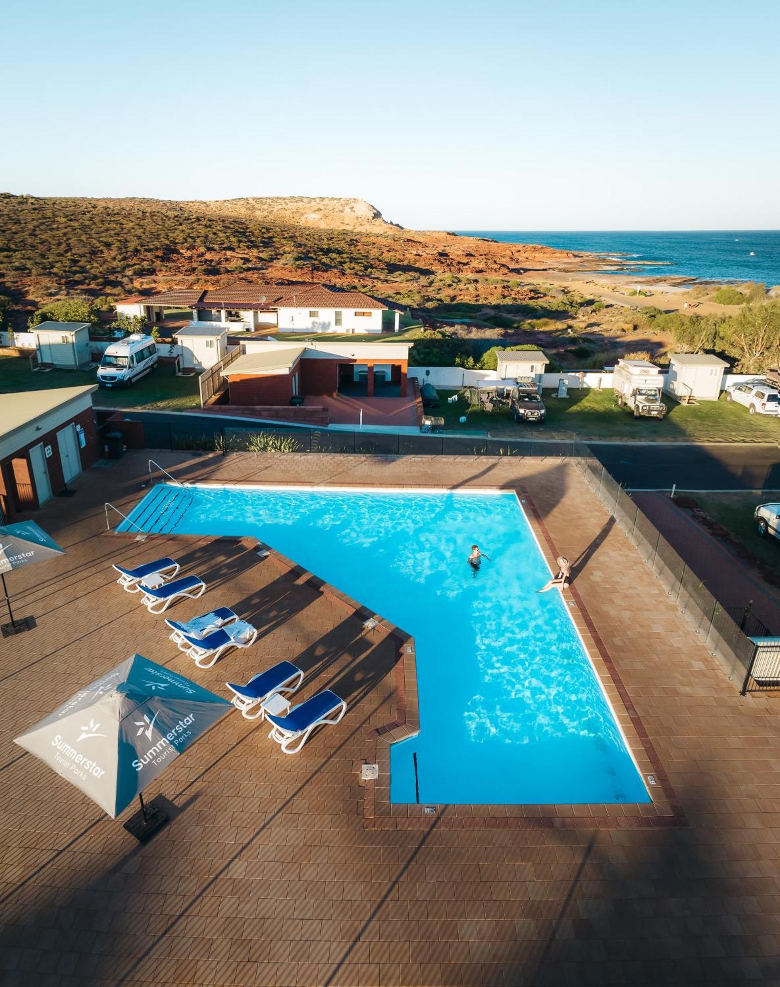 מלון Kalbarri Red Bluff Tourist Park מראה חיצוני תמונה