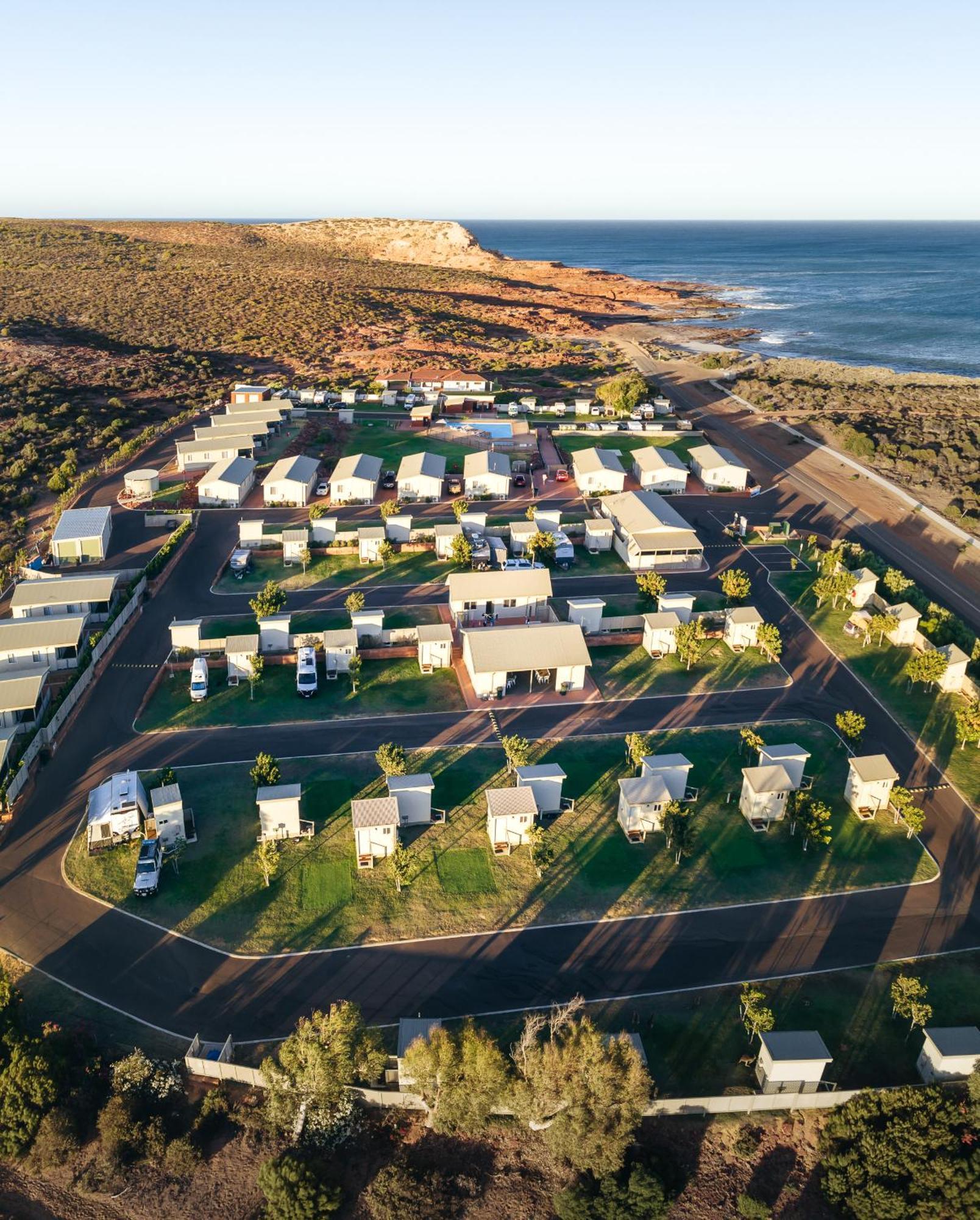 מלון Kalbarri Red Bluff Tourist Park מראה חיצוני תמונה